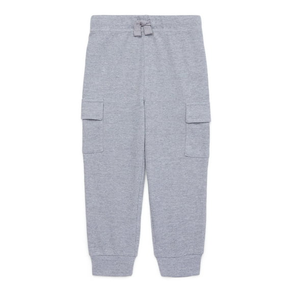 Garanimals Toddler Boys Thermal Cargo Jogger Sweatpants, Sizes 18M-5T