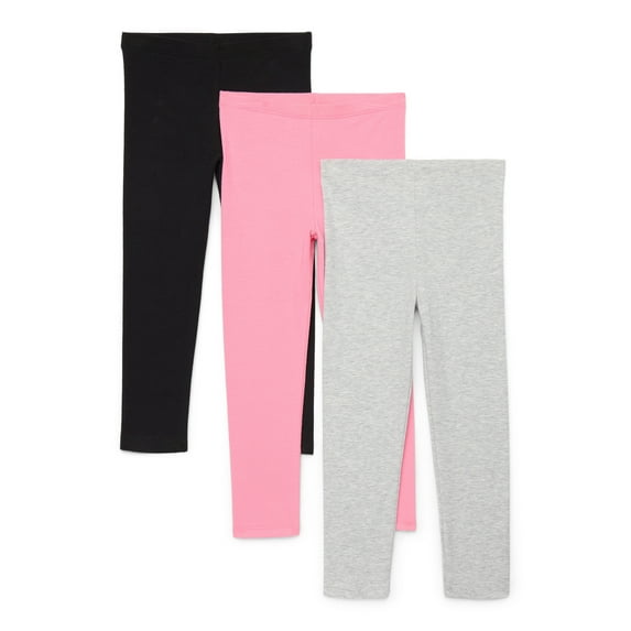 Garanimals Newborn, Baby & Toddler Girl Cotton Pull-on Leggings, Sizes 0M–6T, Single & 3-pack