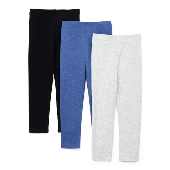 Garanimals Toddler Girl Basic Jersey Leggings, 3-Pack, Sizes 18M-5T