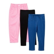 Garanimals Toddler Girl Fashion Pants, 3-Pack, Sizes 18M-5T