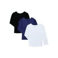 thumbnail image 1 of Garanimals Toddler Girls Puff Long Sleeve Solid Tees, 3-Pack, Sizes 18M-5T, 1 of 3