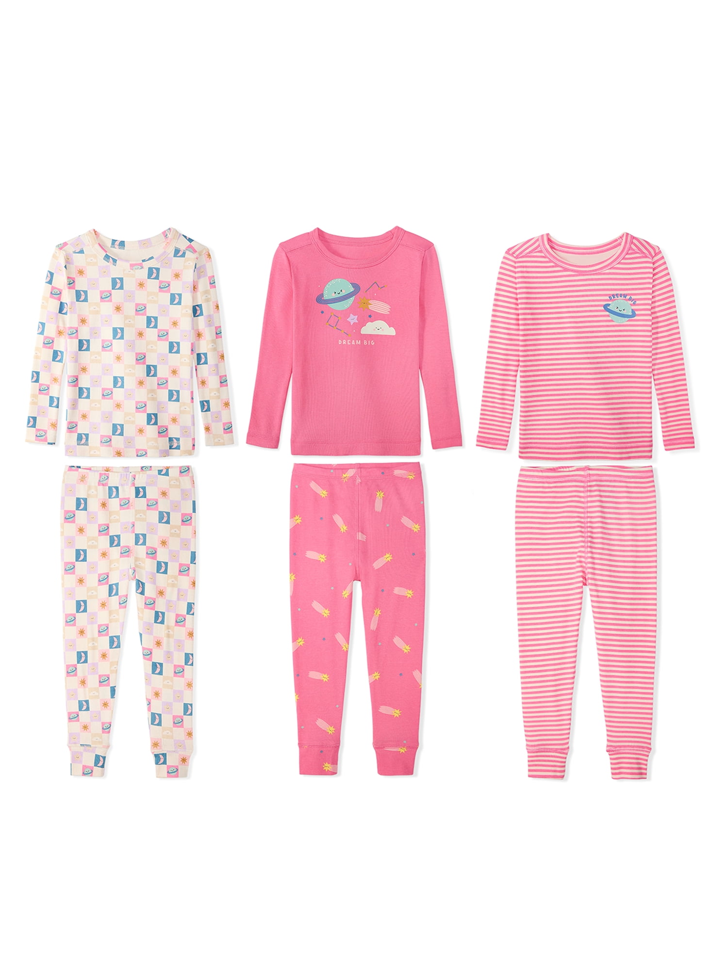 Garanimals Baby & Toddler Pajama Sets, 2-Piece & 6-Piece, Sizes 12M–6T