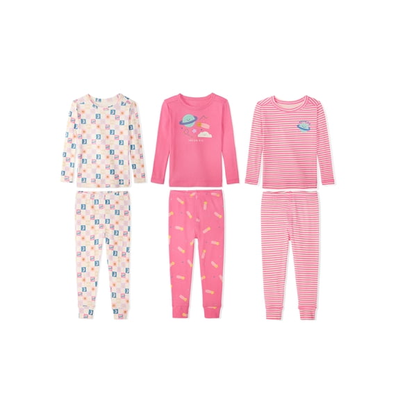 Garanimals Baby & Toddler Pajama Sets, 2-Piece & 6-Piece, Sizes 12M–6T