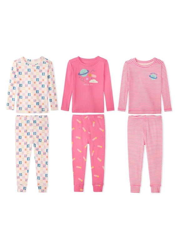 Baby & Toddler Pajama Sets, 2-Piece & 6-Piece, Sizes 12M–6T