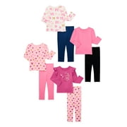 Garanimals Toddler Girls Mix and Match Outfit Set, 8-Piece, Sizes 18M-5T