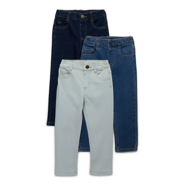 Garanimals Toddler Girl Core Denim Pants Multipack, 3-Pack, Sizes 12M-5T