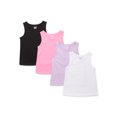 thumbnail image 1 of Garanimals Toddler Girl Core Jersey Tank Multipack, 4-Pack, Sizes 18M-5T, 1 of 5