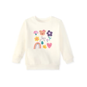 Garanimals Baby & Toddler Girl Fleece Crewneck Sweatshirt