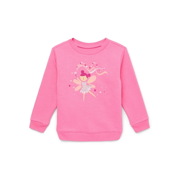 Garanimals Toddler Girl Graphic Fleece Sweatshirt, Sizes 2T-5T