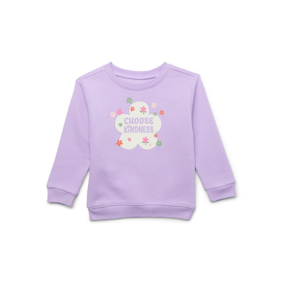 Garanimals Toddler Girl Graphic Fleece Sweatshirt, Sizes 2T-5T