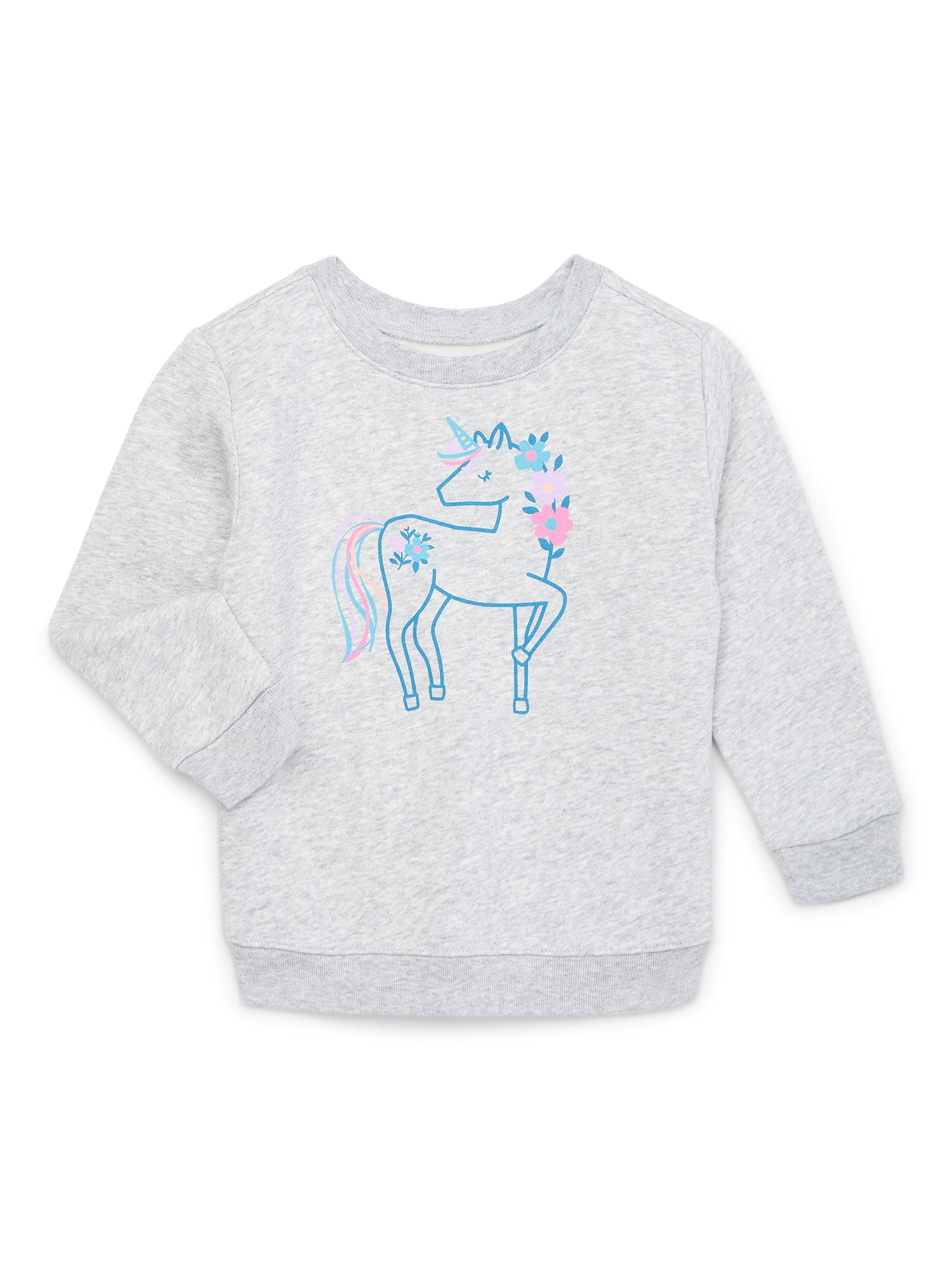 Garanimals Toddler Girl Graphic Fleece Sweatshirt, Sizes 2T-5T