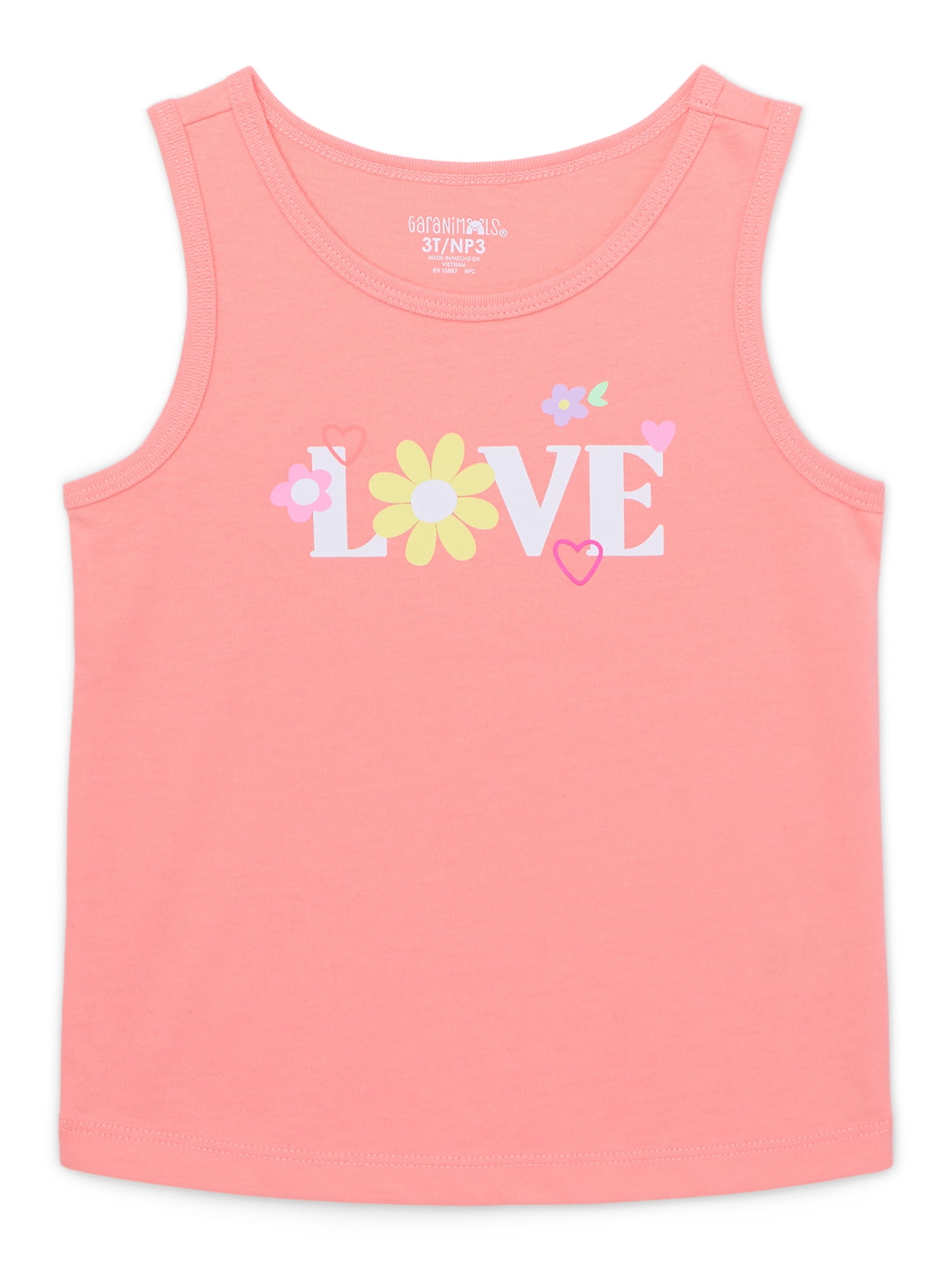 Garanimals Toddler Girl Graphic Jersey Tank, Sizes 18M-5T