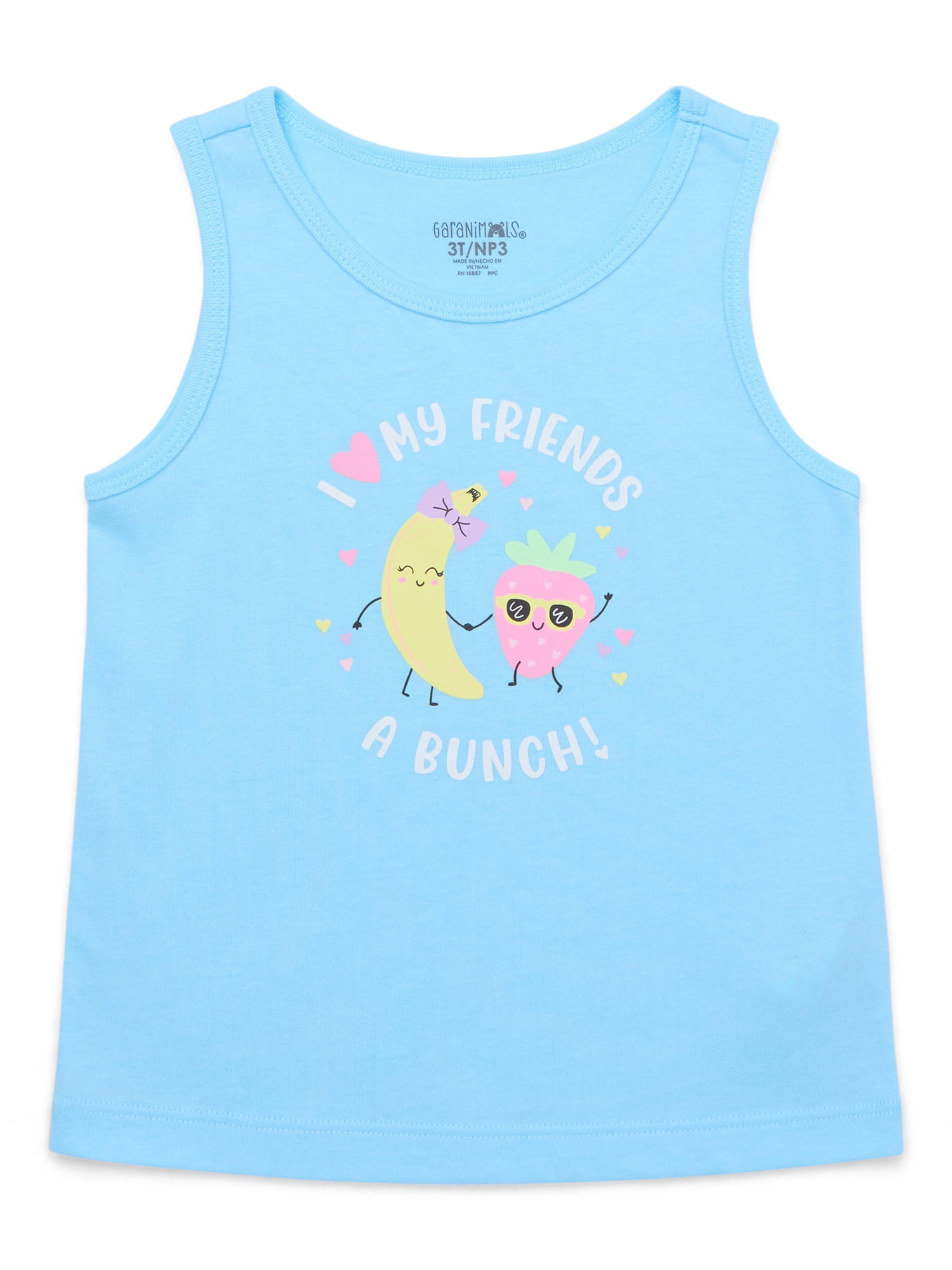 Garanimals Toddler Girl Graphic Jersey Tank, Sizes 18M-5T