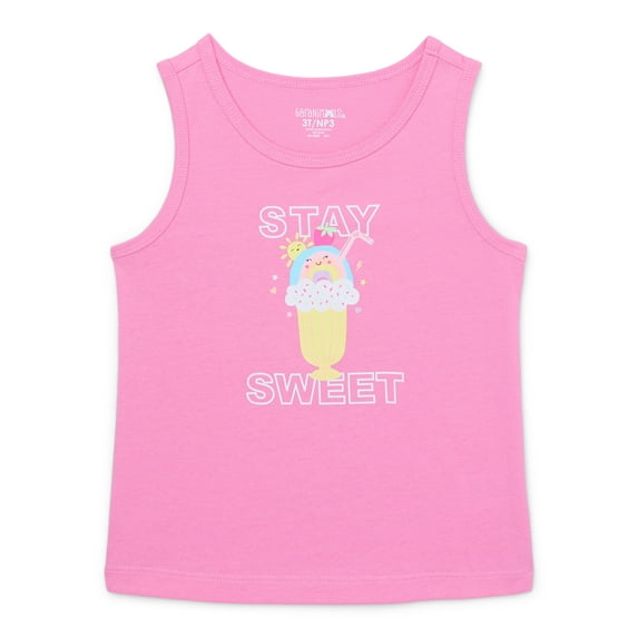 Garanimals Toddler Girl Graphic Jersey Tank, Sizes 18M-5T
