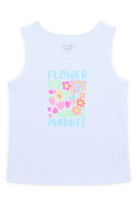 Toddler Girl Graphic Jersey Tank, Sizes 18M-5T