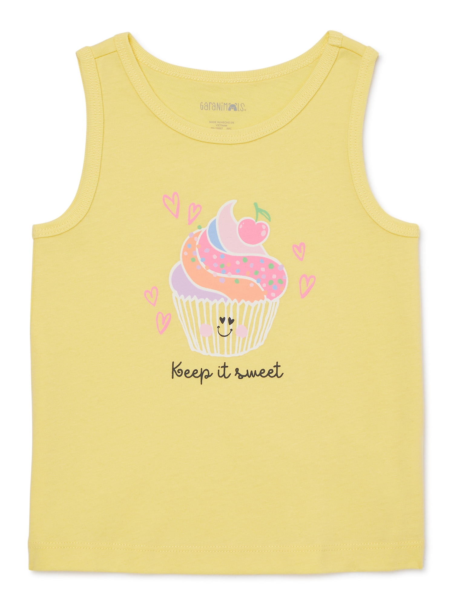 Garanimals Toddler Girl Graphic Tank Top, Sizes 18 Months5T