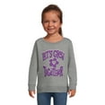 thumbnail image 1 of Garanimals Toddler Girl Long Sleeve Graphic Fleece Sweatshirt, Sizes 2T-5T, 1 of 6