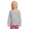 Garanimals Toddler Girl Long Sleeve Thermal TShirt, Sizes 12M 5T