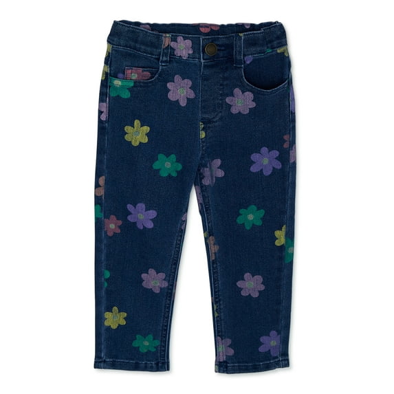 Garanimals Toddler Girl Print Denim Pant, Sizes 18M-5T