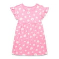 thumbnail image 1 of Garanimals Toddler Girl Print Dress with Short Ruffle Sleeves, Sizes 12M-5T, 1 of 3