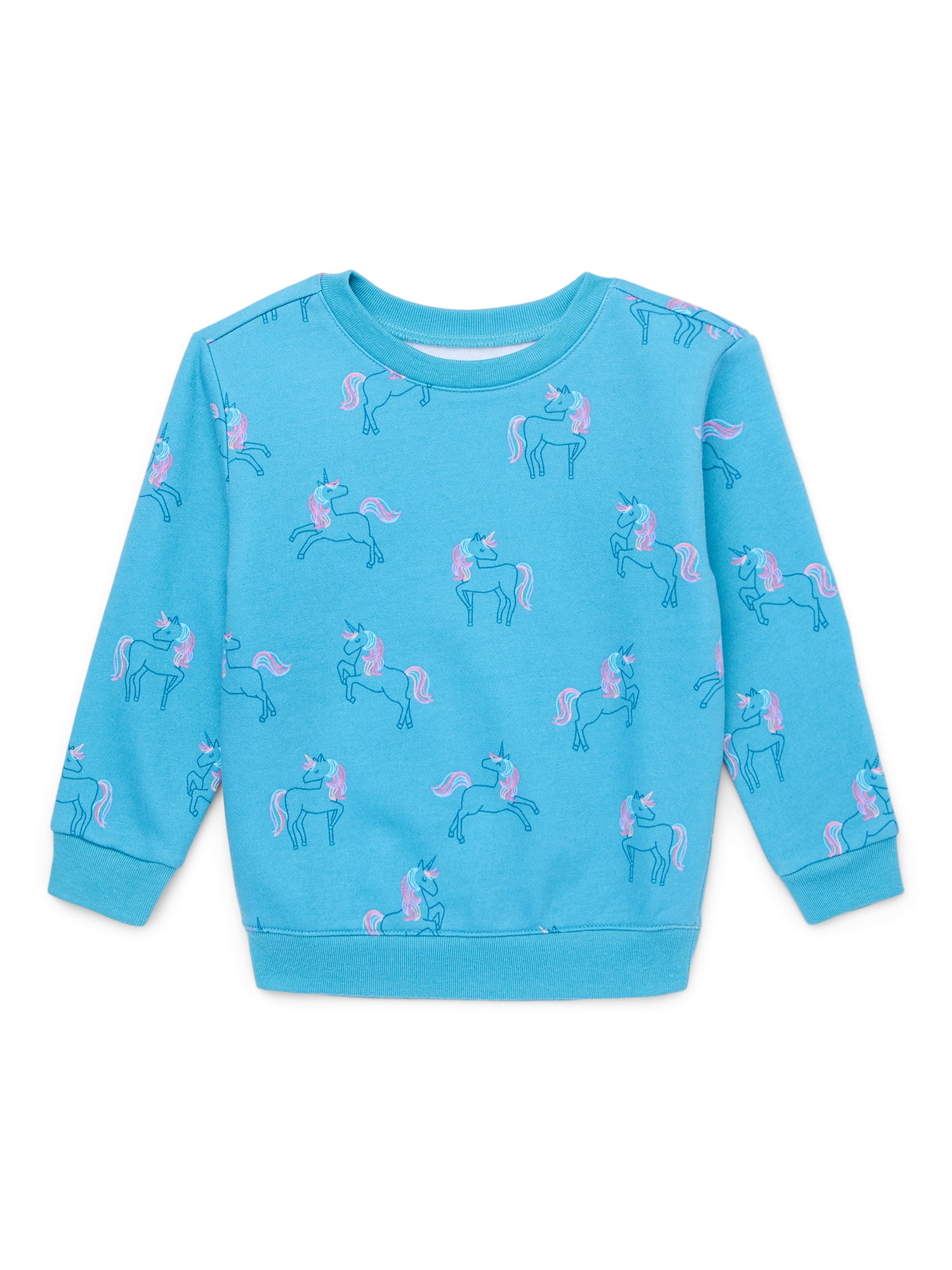 ANIMAL GREEN FLEECE GIRLS SWEATSHIRT - GREEN main image 1