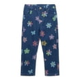 thumbnail image 1 of Garanimals Toddler Girl Print Straight Denim Pants, Sizes 12M-5T, 1 of 3