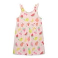thumbnail image 1 of Garanimals Toddler Girl Printed Jersey Tank Dress, Sizes 12M-5T, 1 of 4