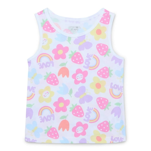 Garanimals Toddler Girl Printed Jersey Tank, Sizes 18M-5T