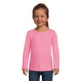 thumbnail image 1 of Garanimals Toddler Girl Ribbed Long Sleeve Top, Sizes 12M-5T, 1 of 5