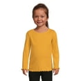 thumbnail image 1 of Garanimals Toddler Girl Ribbed Long Sleeve Top, Sizes 12M-5T, 1 of 5