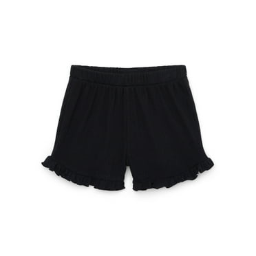 Garanimals Toddler Girl Ruffle Solid Rib Shorts, Sizes 18M-5T