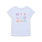 Garanimals Toddler Girls Graphic Tee with Short Sleeves, Sizes 18M-5T