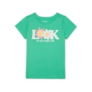 Garanimals Toddler Girl Short Sleeve Graphic T-Shirt, Sizes 18M-5T