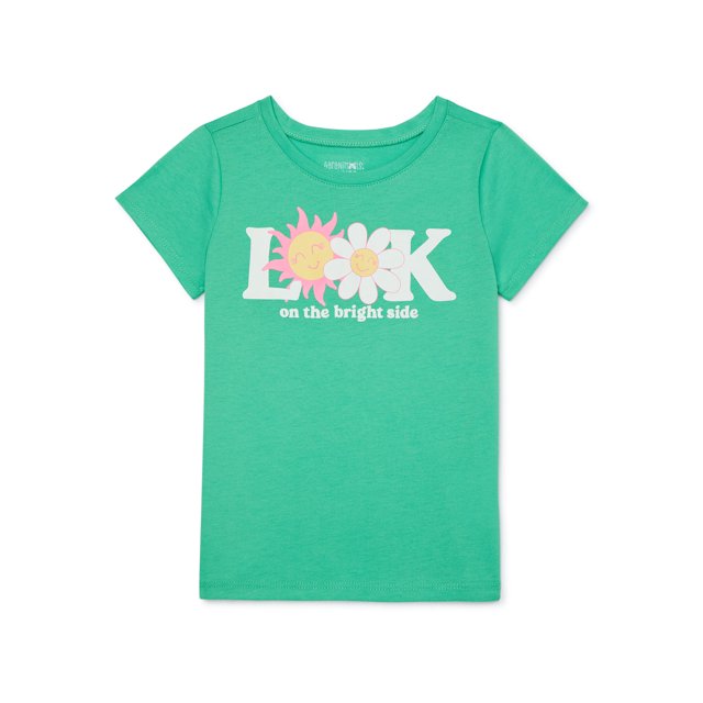 Garanimals Toddler Girl Short Sleeve Graphic TShirt, Sizes 18M5T