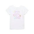 thumbnail image 1 of Garanimals Toddler Girls Graphic Tee with Short Sleeves, Sizes 18M-5T, 1 of 3