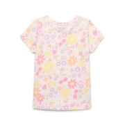 GARANIMALS Toddler Girl Short Sleeve Print T-Shirt, Sizes 18M-5T