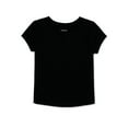 thumbnail image 1 of Garanimals Toddler Girl Short Sleeve Solid T-Shirt, Sizes 18M-5T, 1 of 4