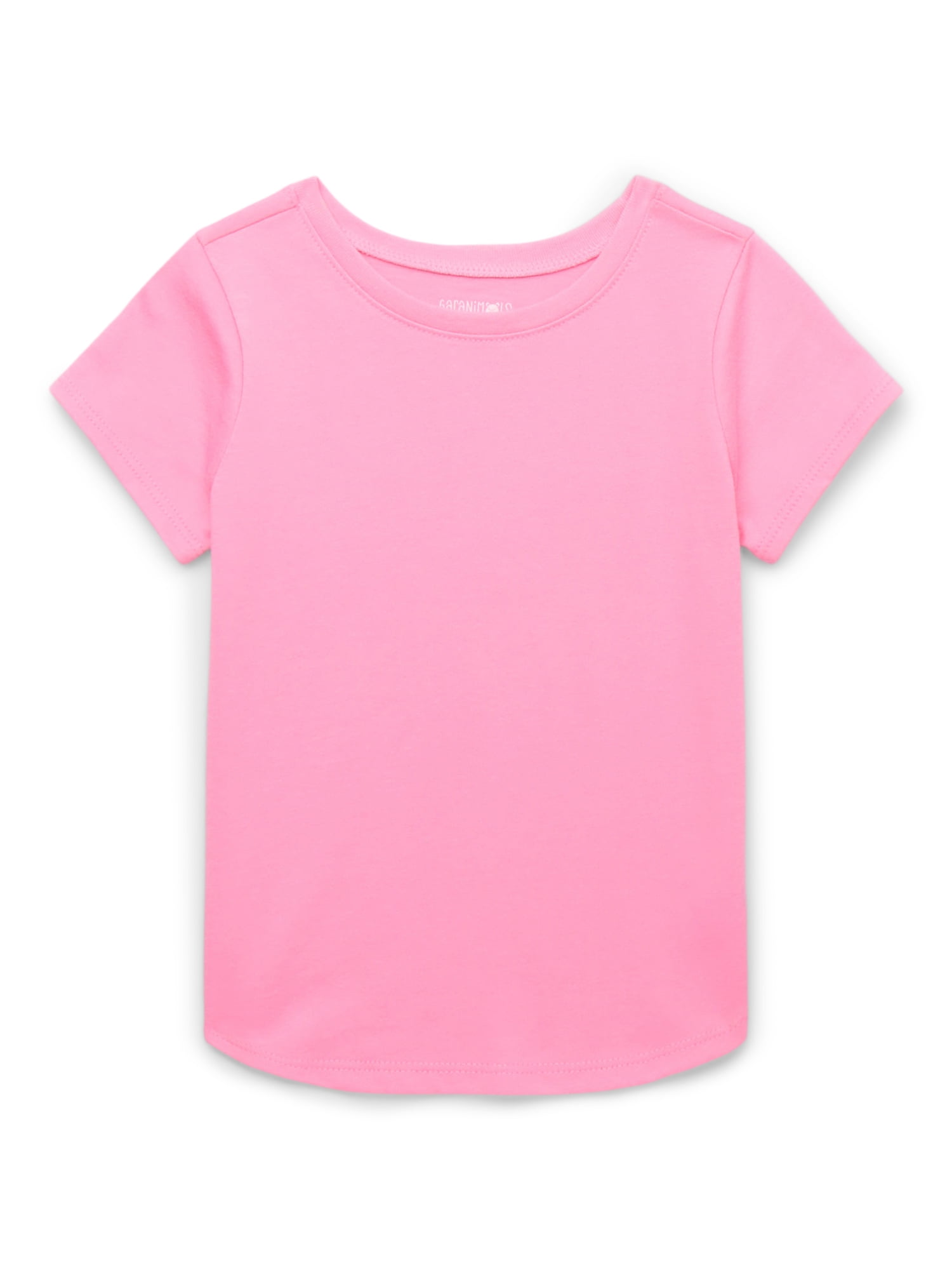 Toddler Girl Short Sleeve Solid T-Shirt, Sizes 18M-5T