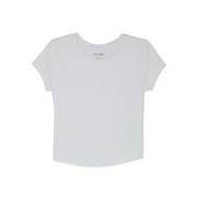 Garanimals Toddler Girl Short Sleeve Solid T-Shirt, Sizes 18M-5T
