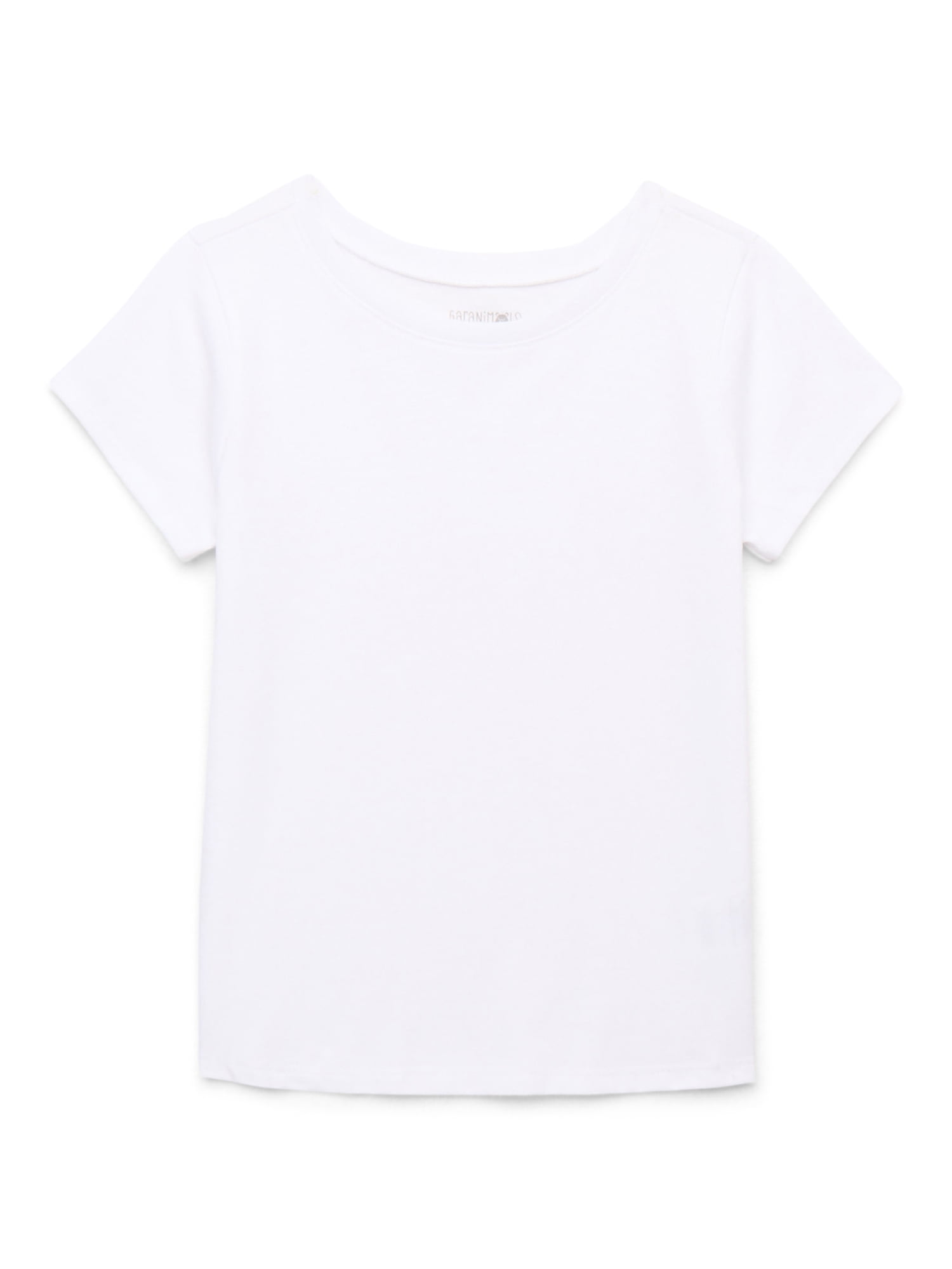 Garanimals Toddler Girl Short Sleeve Solid T-Shirt, Sizes 18M-5T