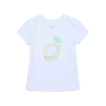 Garanimals Toddler Girl Short Sleeve T-Shirt with Sequin Detail, Sizes 18M-5T