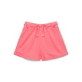 thumbnail image 1 of Garanimals Toddler Girl Solid Knit Shorts, Sizes 18M-5T, 1 of 4