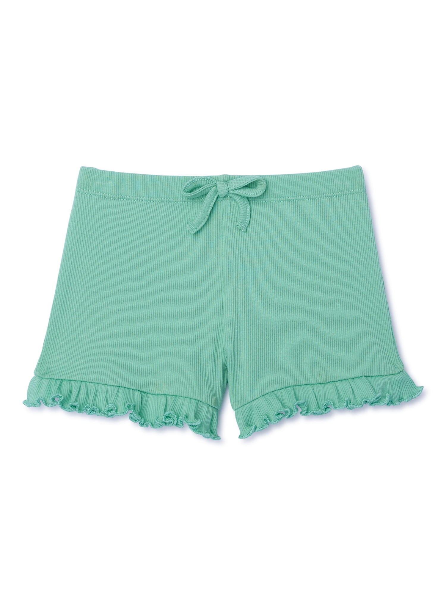 Garanimals Toddler Girl Solid Ruffle Short Sizes 18M 5T Walmart garanimals-toddler-girl-solid-ruffle-short-sizes-18m-5t-walmart