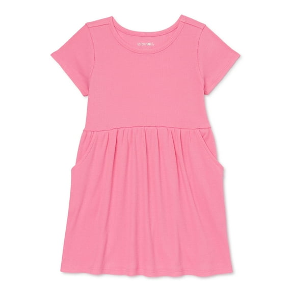 Garanimals Toddler Girl Solid Skater Dress, Sizes 12M-5T
