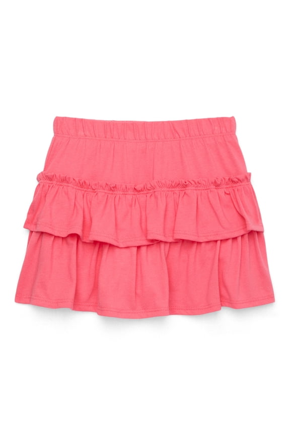 Toddler Girl Solid Tiered Skort, Sizes 18M-5T