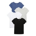 thumbnail image 1 of Garanimals Toddler Girl Core Short Sleeve Tees Multipack, 4-Pack, Sizes 18M-5T, 1 of 5