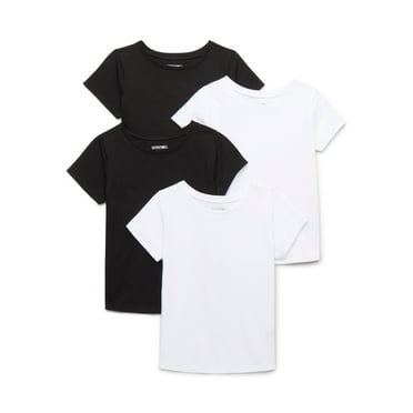 Garanimals Toddler Girl Tees with Short Sleeves, 4-Pack, Sizes 18M-5T