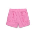 thumbnail image 1 of Garanimals Toddler Girl Twill Shorts with Ruffle Pocket, Sizes 18M-5T, 1 of 3