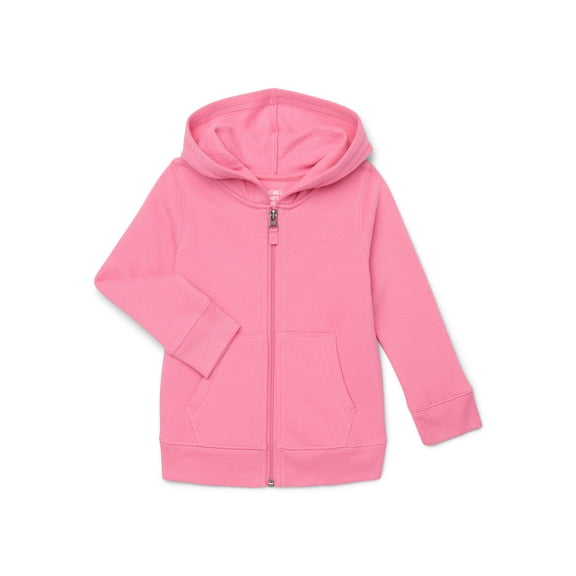 Garanimals Toddler Girl Zip Up Butter Fleece Hoodie, Sizes 18M-5T