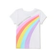 thumbnail image 1 of Garanimals Toddler Girls' "Chasing Rainbows" Short Sleeve Tee, 1 of 3